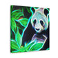 Giant Panda Mosaic Art - Canvas