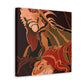 Iguanas in Art Deco - Canvas