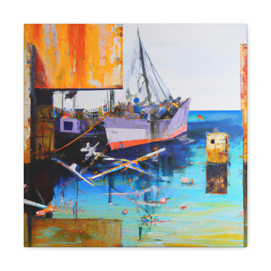 Harbor at Sunrise - Canvas