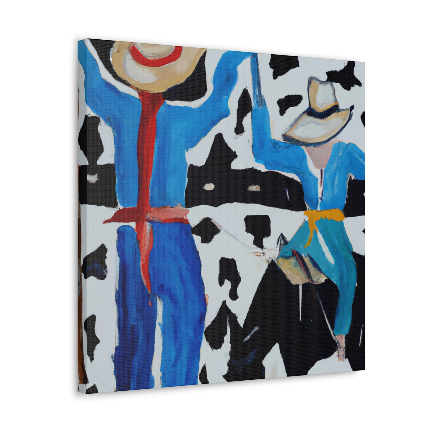 "Stirrups in Abstraction" - Canvas