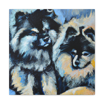 Keeshond in Splendor - Canvas