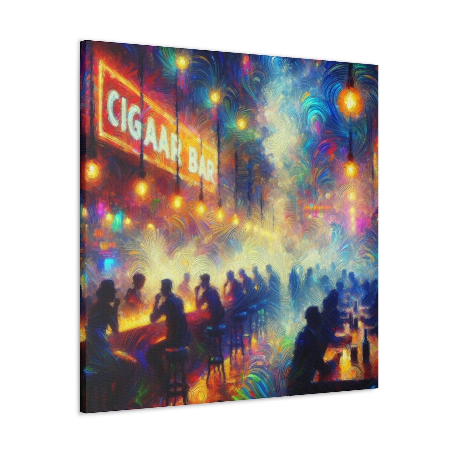 Smoky Soirée Night - Canvas