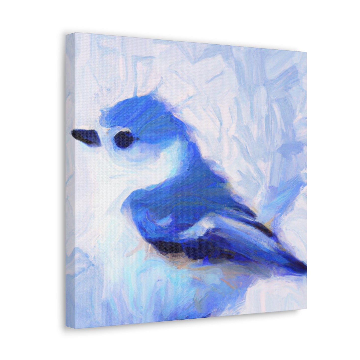 Bluebird's Abstraction - Canvas