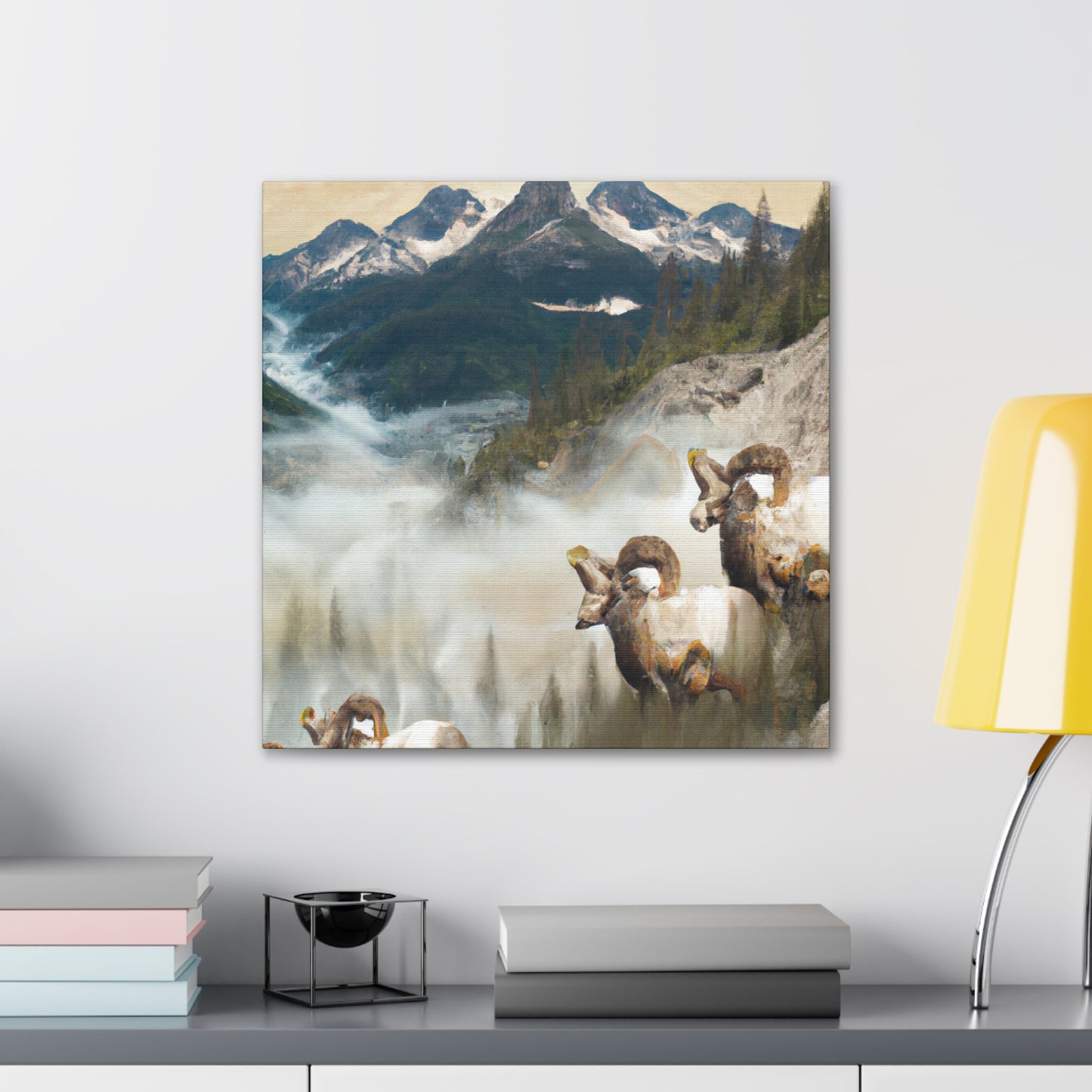 Big Horn Dreamscape. - Canvas