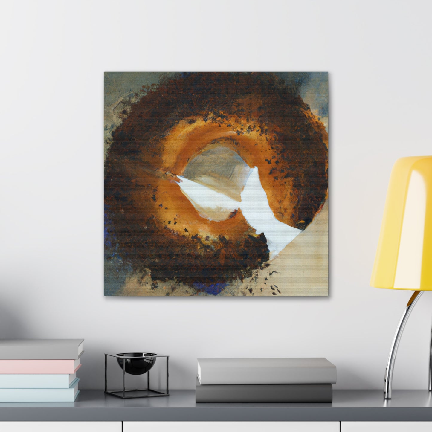 "Doughnut Delight Abstraction" - Canvas