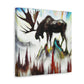 Moose on a Canvas - Canvas