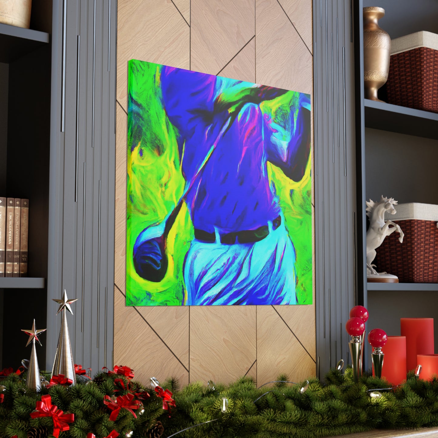 Golfing in Technicolor - Canvas