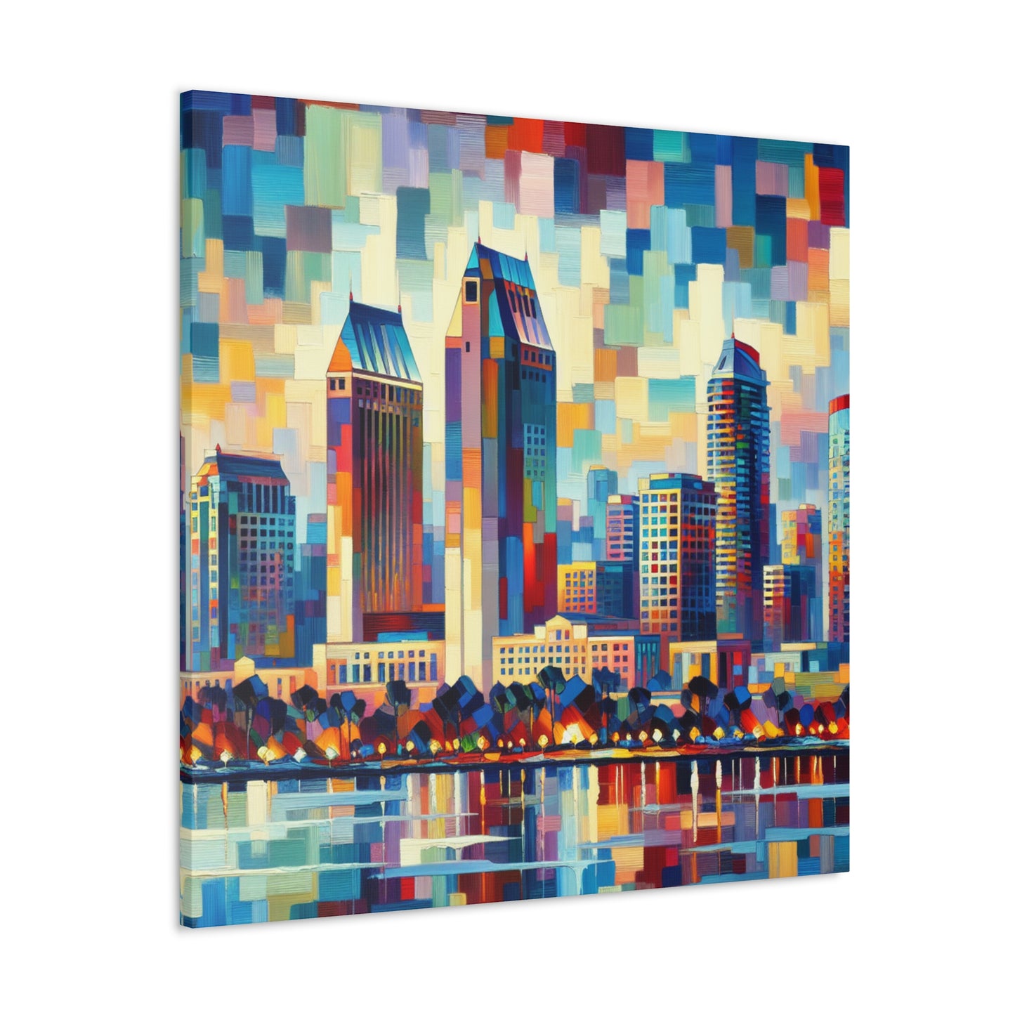 "Vibrant San Diego Spirit" - Canvas