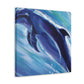 "Dolphin in its Splendor" - Canvas