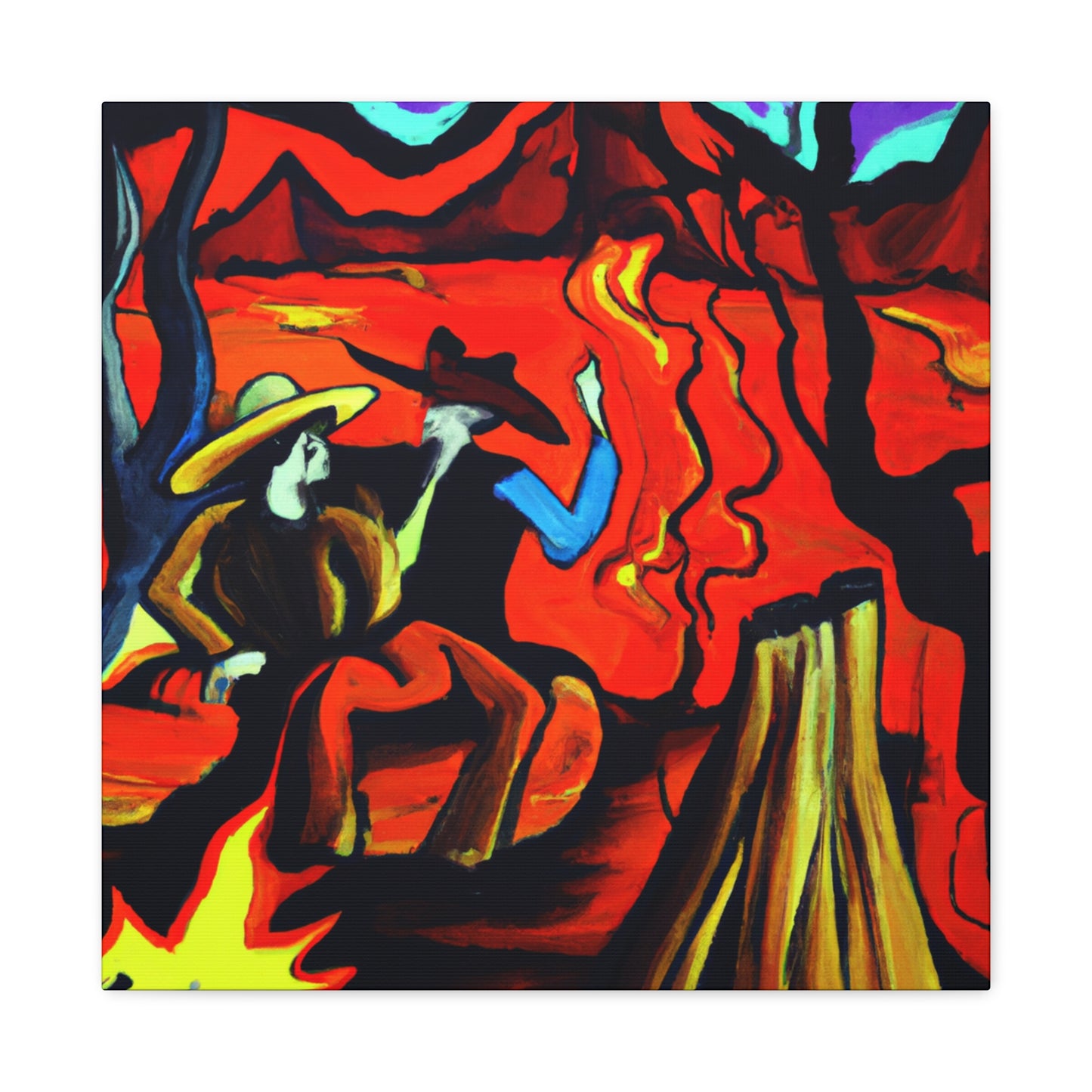 Campfire Brilliance Burning - Canvas