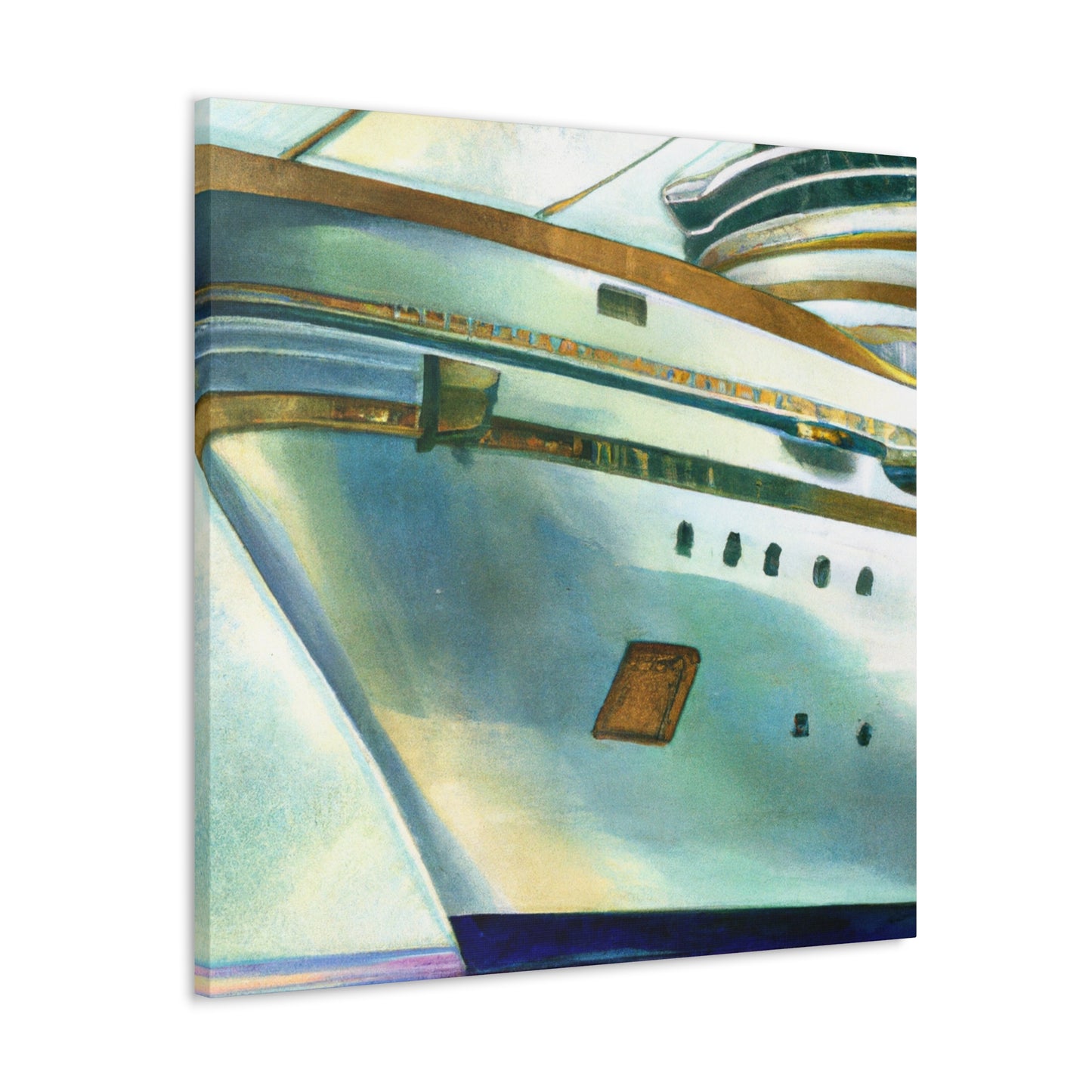 "Cruising on Luxury Ship" - Canvas