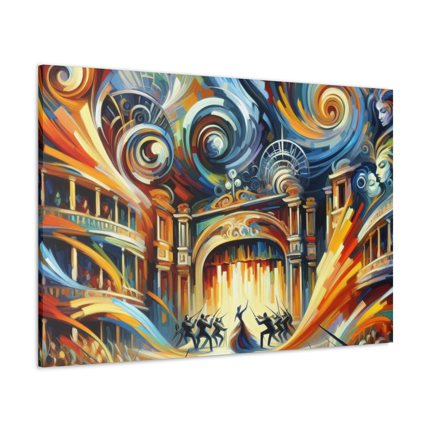 "Melodic Chaos Unveiled" - Canvas