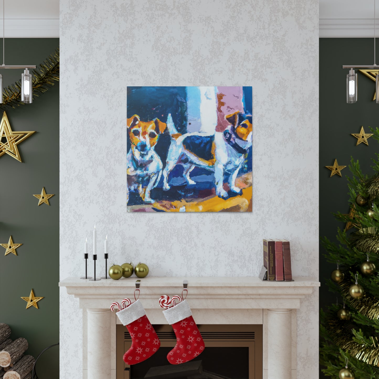 Jack Russell Masterpiece - Canvas