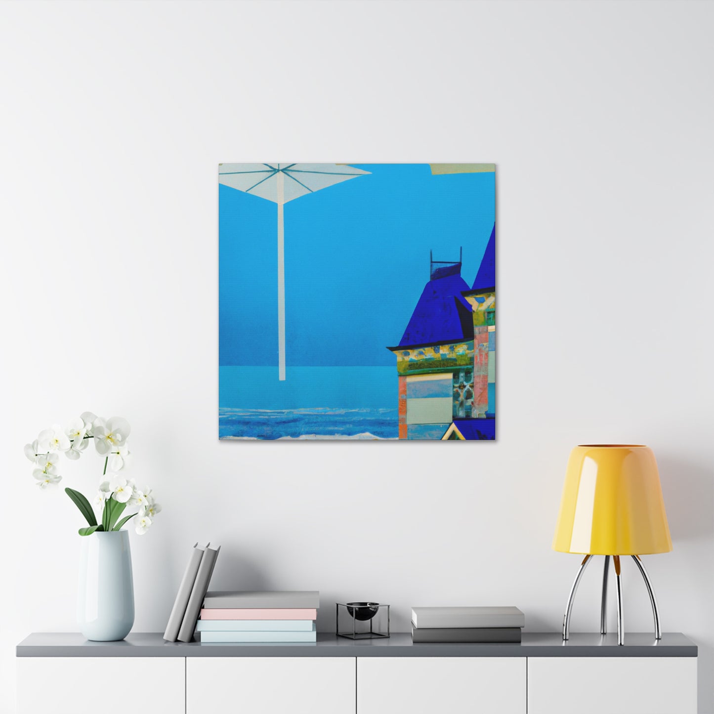 "Beach Cottages Dreaming" - Canvas