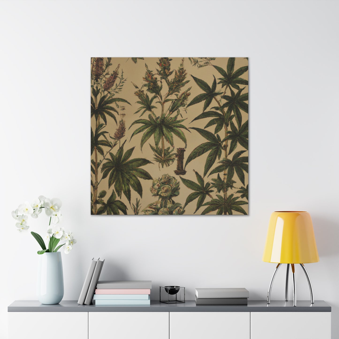 "Cannabis Sativa Blooms" - Canvas