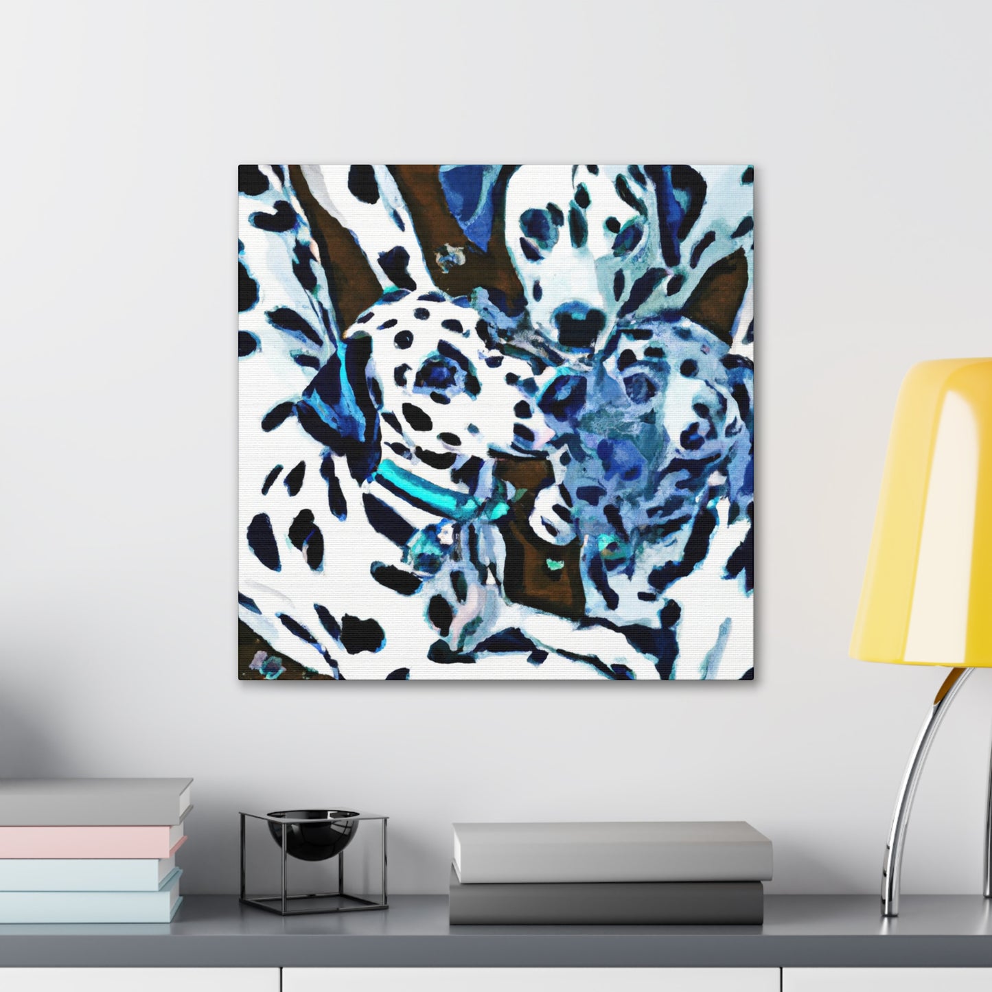 "Dalmatian Unleashed Energy" - Canvas