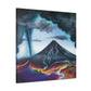 "Volcano of the Roaring 20s" - Canvas