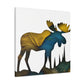 Moose Pop Art Explosion - Canvas