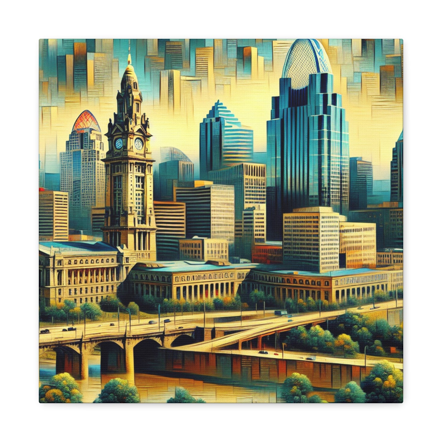 Queen City Vibes - Canvas