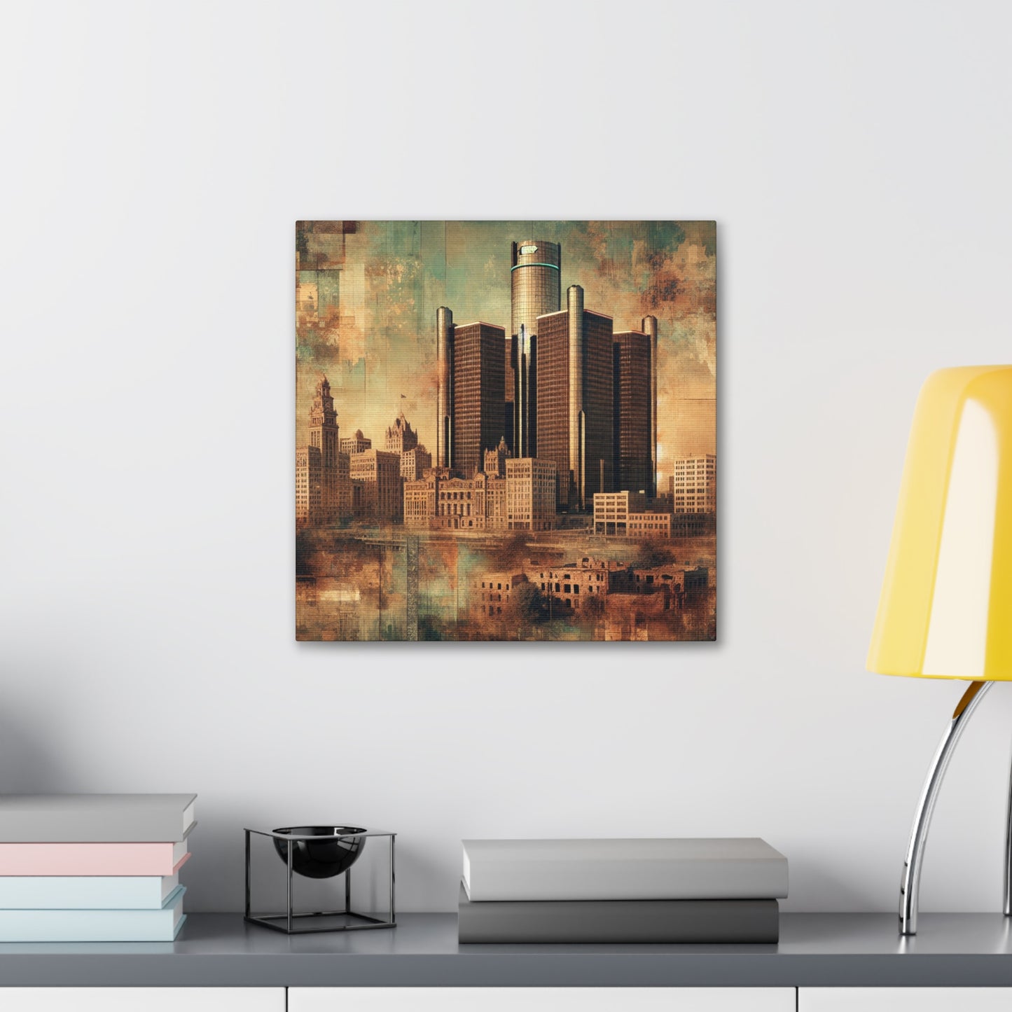 "Motor City Dreamscape" - Canvas