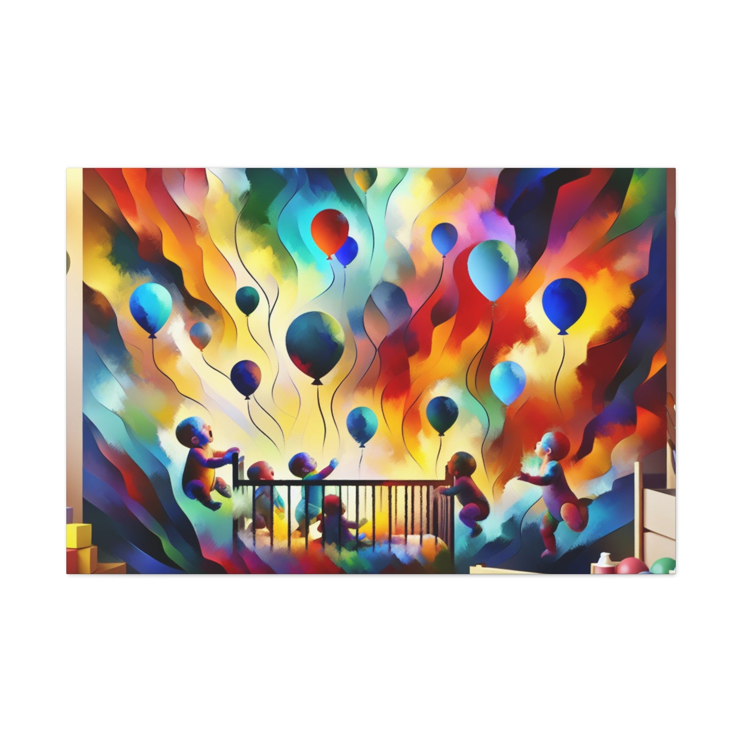 Skyward Ascension, Colorful Dreams - Canvas