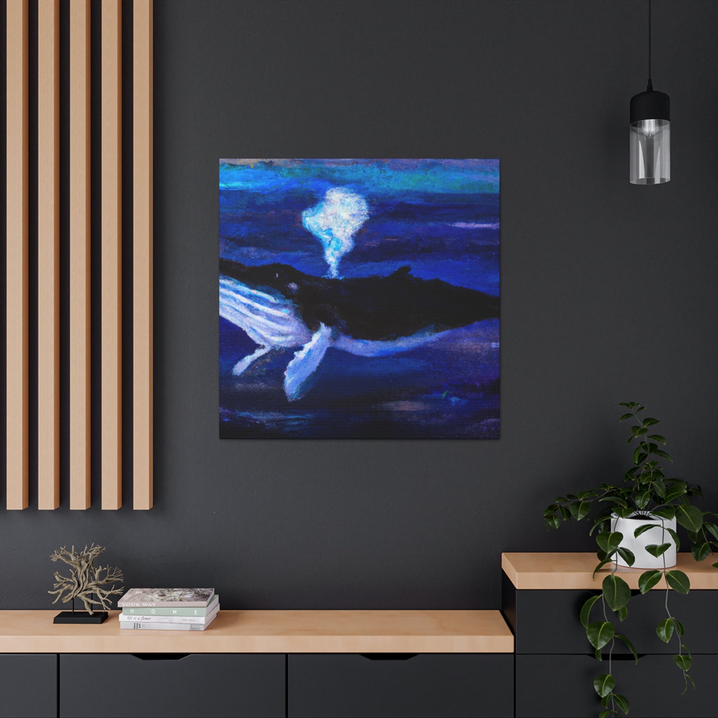 "Whale From Beyond Dreams" - Canvas