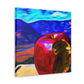 Apple Pop Reflection - Canvas