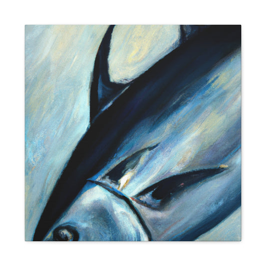 "A Feathered Tuna" - Canvas