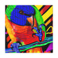 "Rainbow Lorikeet Flourish" - Canvas