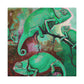 "Veiled Chameleon Dreamscape" - Canvas