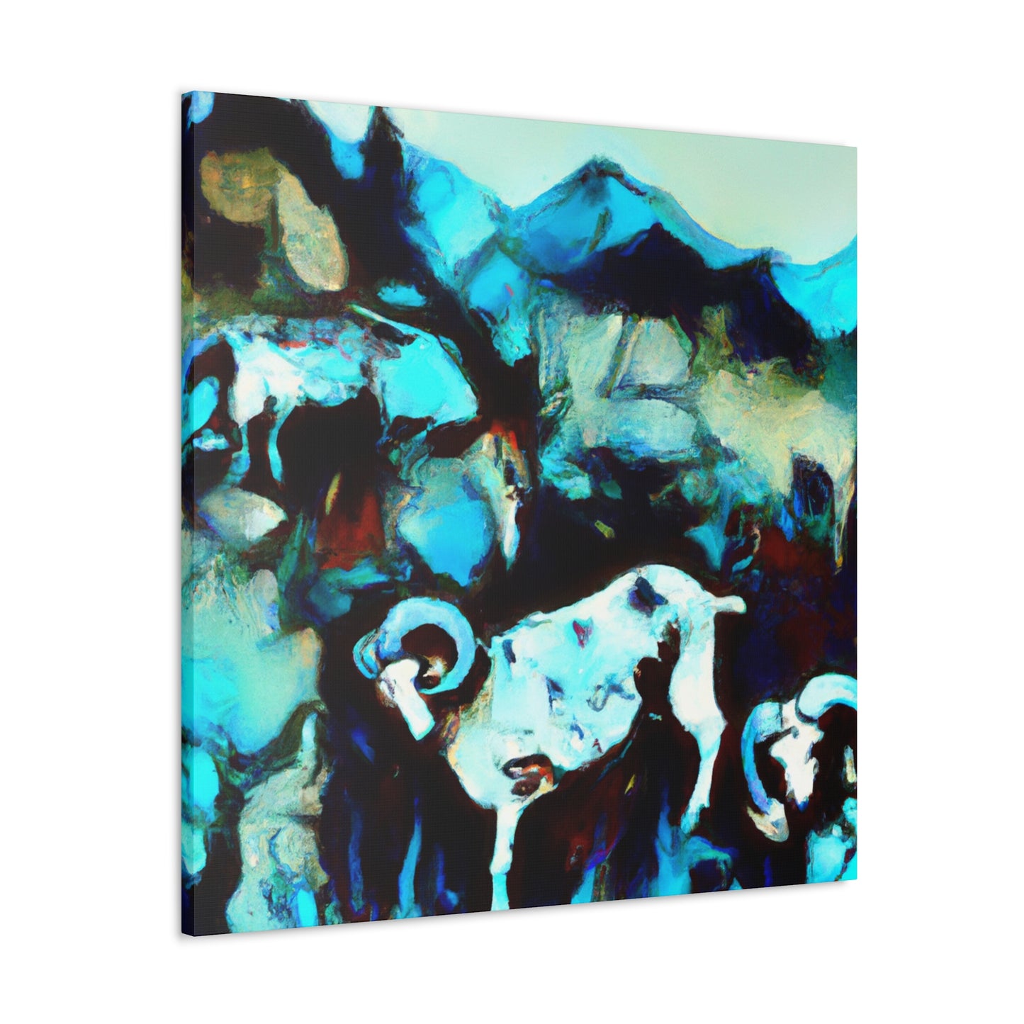 "Herd of Horned Majesty" - Canvas