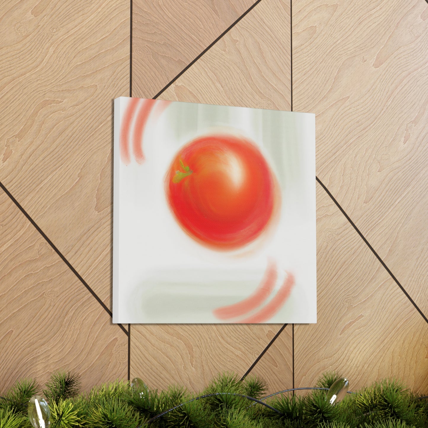 Tomato: Minimalist Masterpiece - Canvas