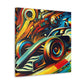 Rhythmic Circular Motion - Canvas