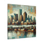 "Harbor Hues of Boston" - Canvas