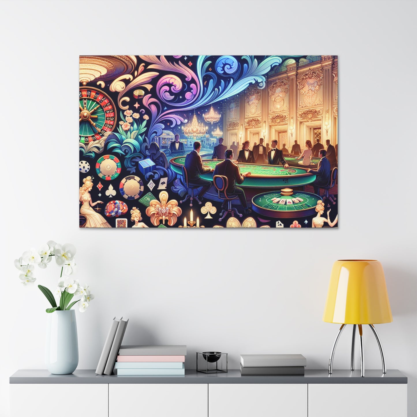 Gilded Pleasure Palace - Canvas