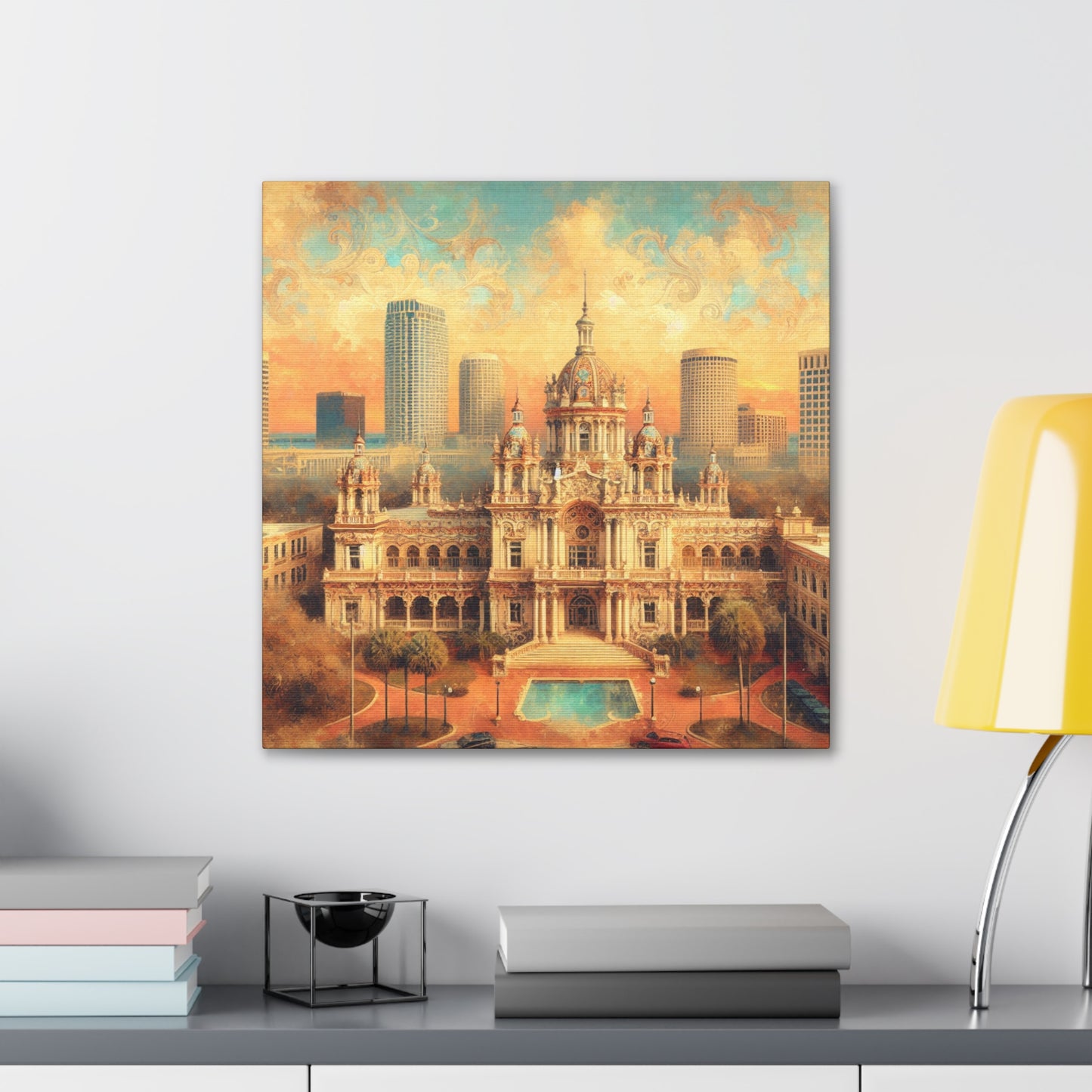 "Floridian Exuberance: Tampa" - Canvas