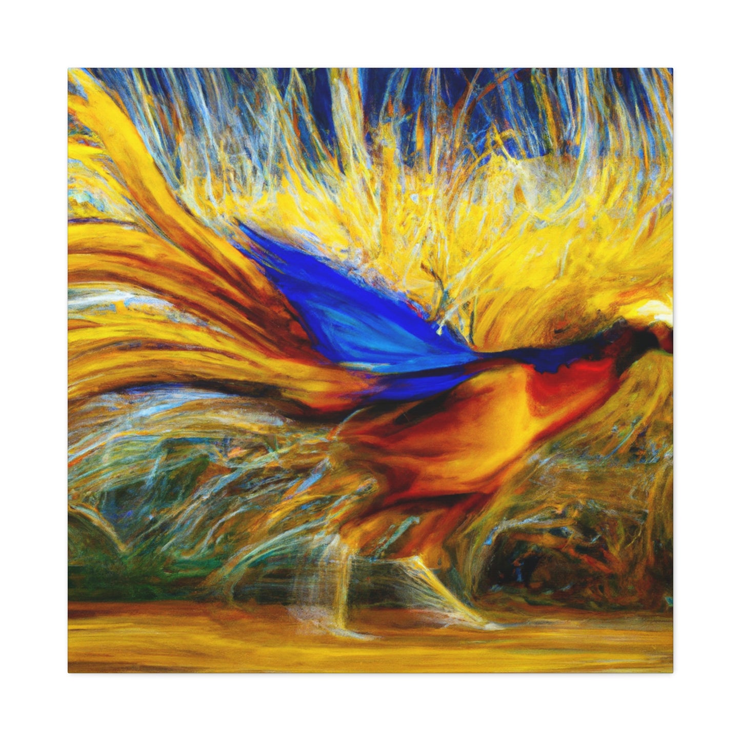 Golden Pheasant Splendor - Canvas