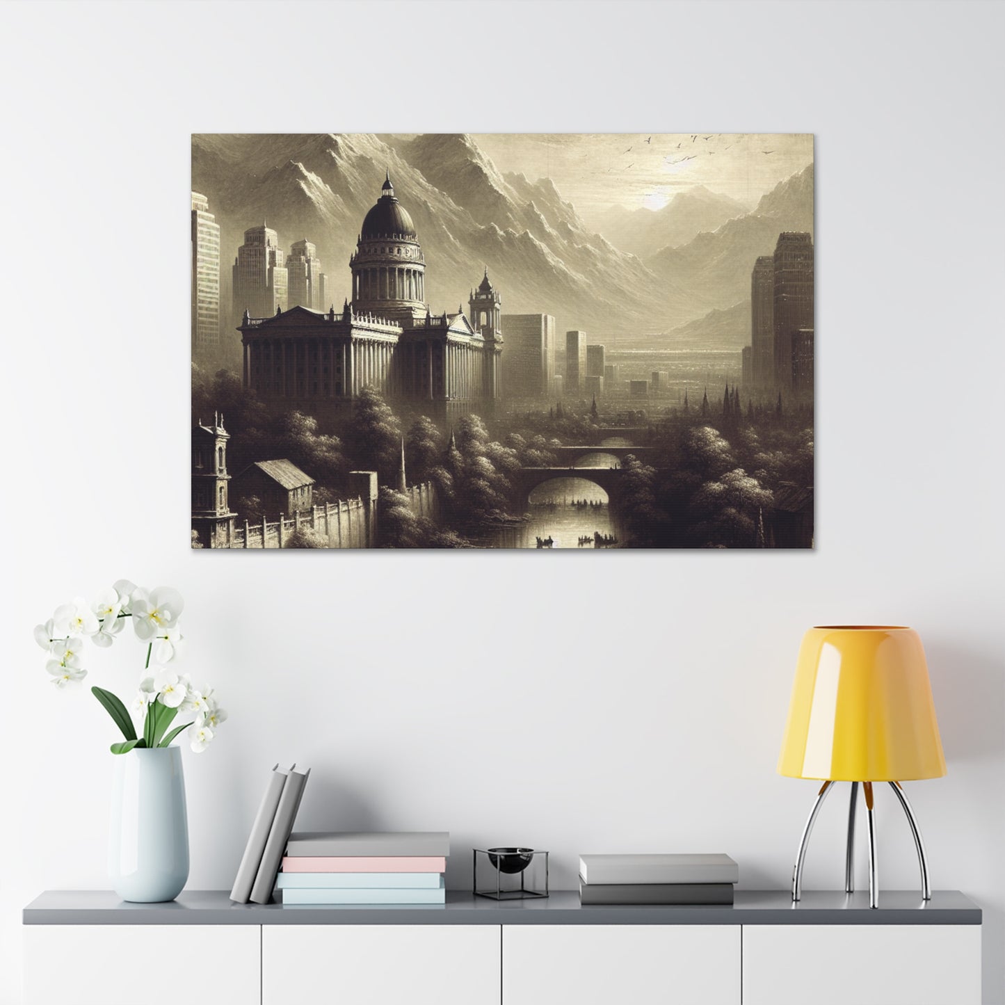 "Enchanting Vistas Unveiled" - Canvas