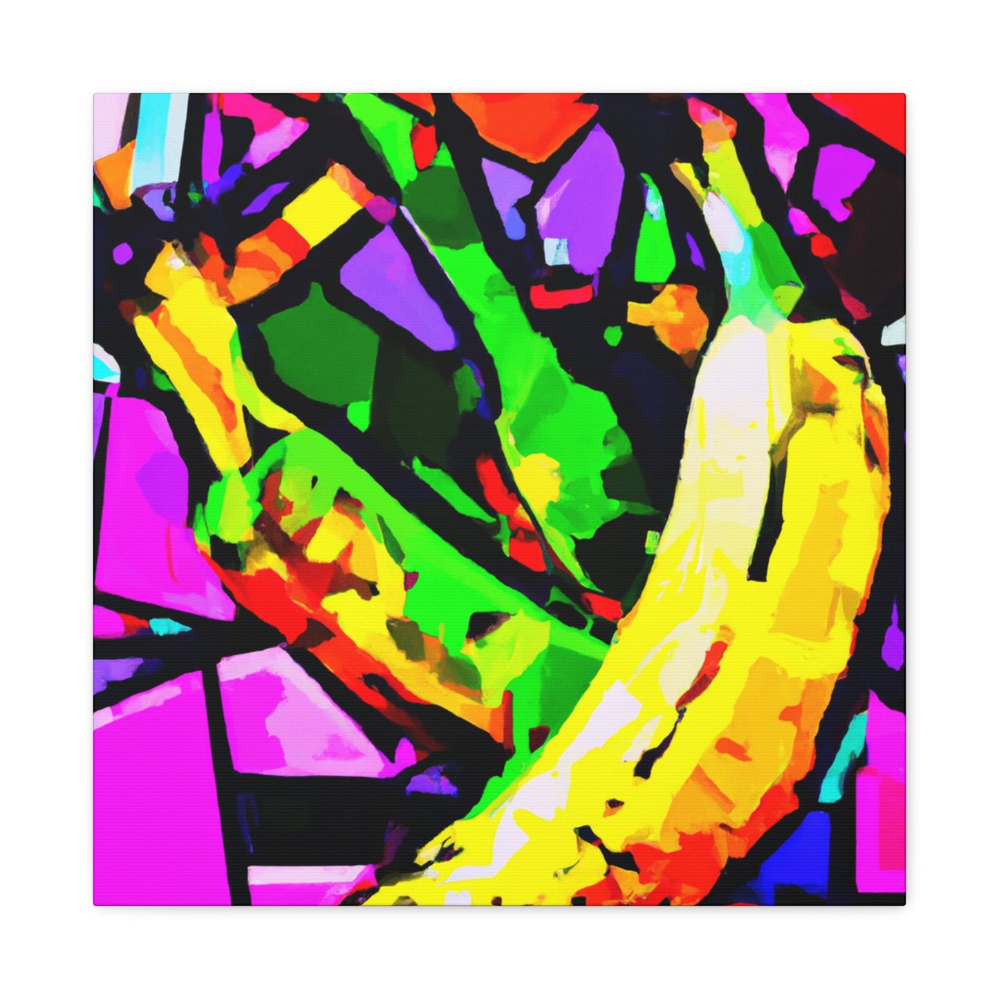 Bananna Pop Explosion - Canvas