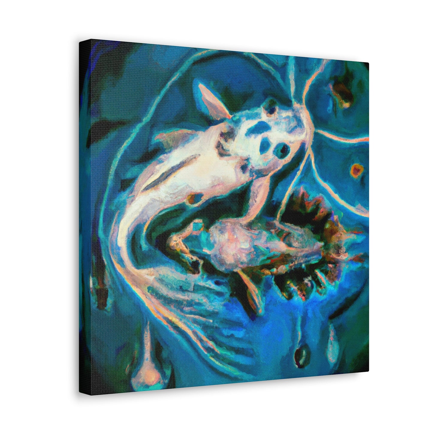 "Corydoras Catfish Gala" - Canvas