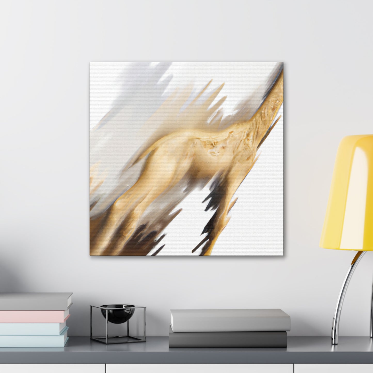 Gazelle in Moonlight Myth - Canvas