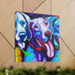 Weimaraner Winter Wonders - Canvas