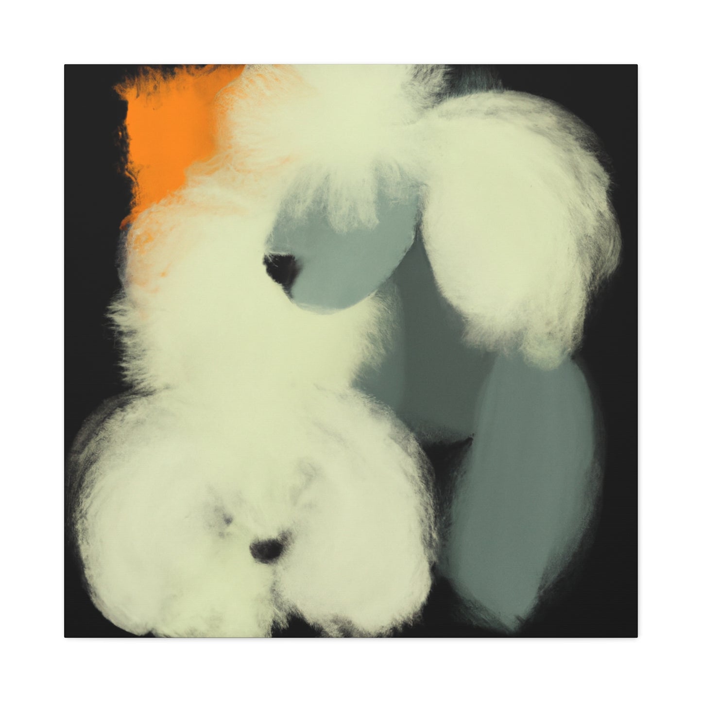 "Poodle in Abstraction" - Canvas