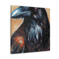 American Crow Realism. - Canvas