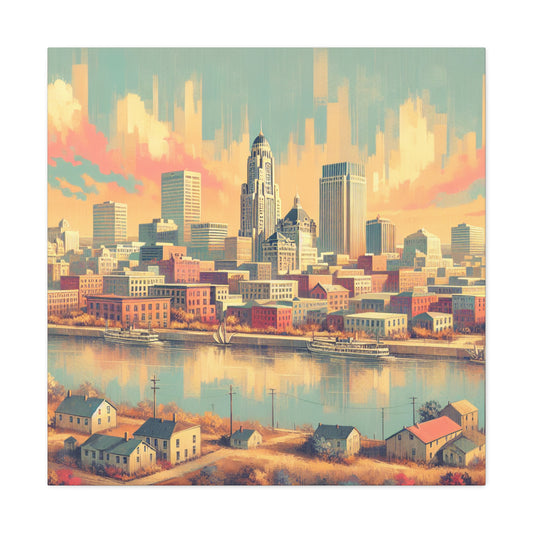 "Prairie Splendor: Omaha" - Canvas