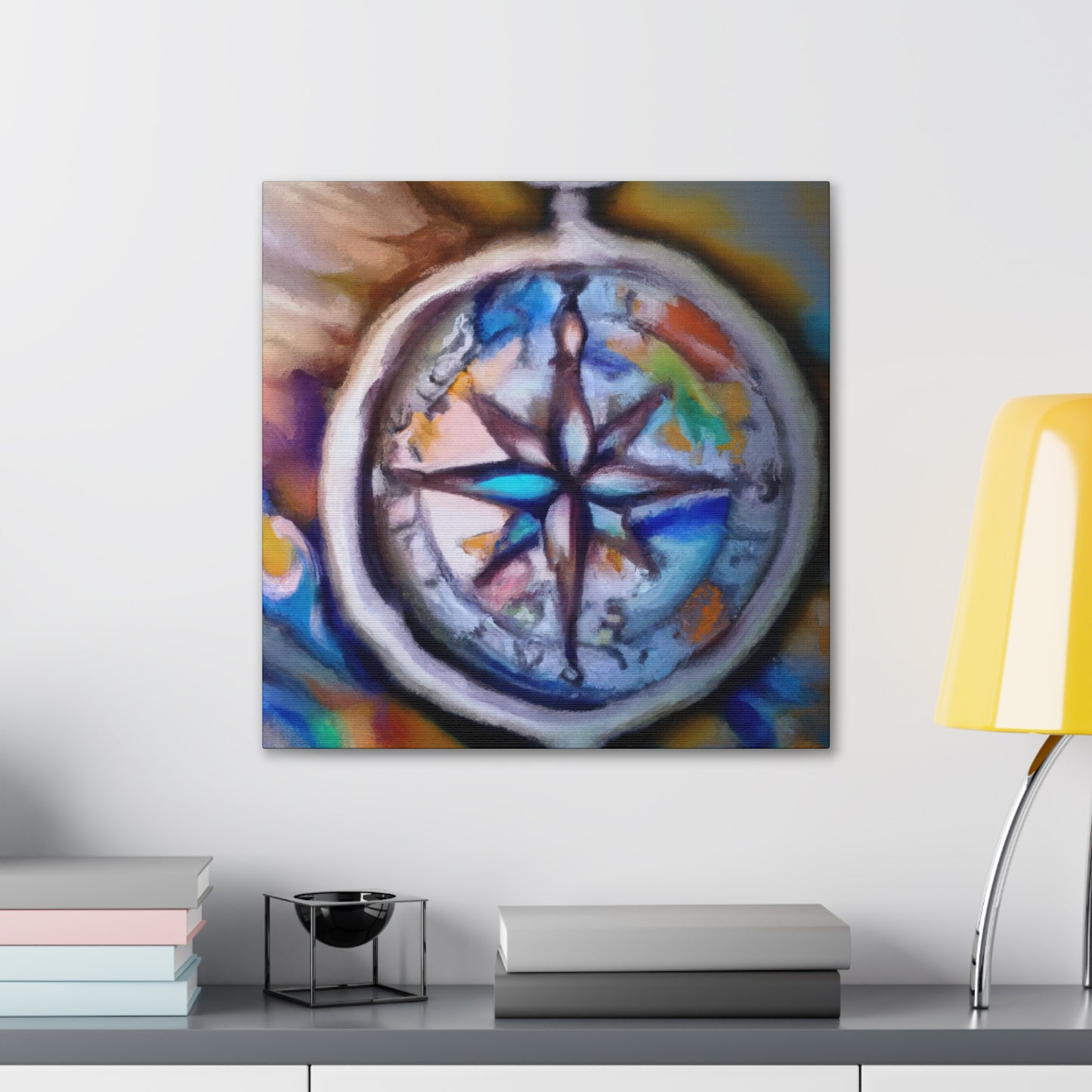 "Compass in Abstraction" - Canvas