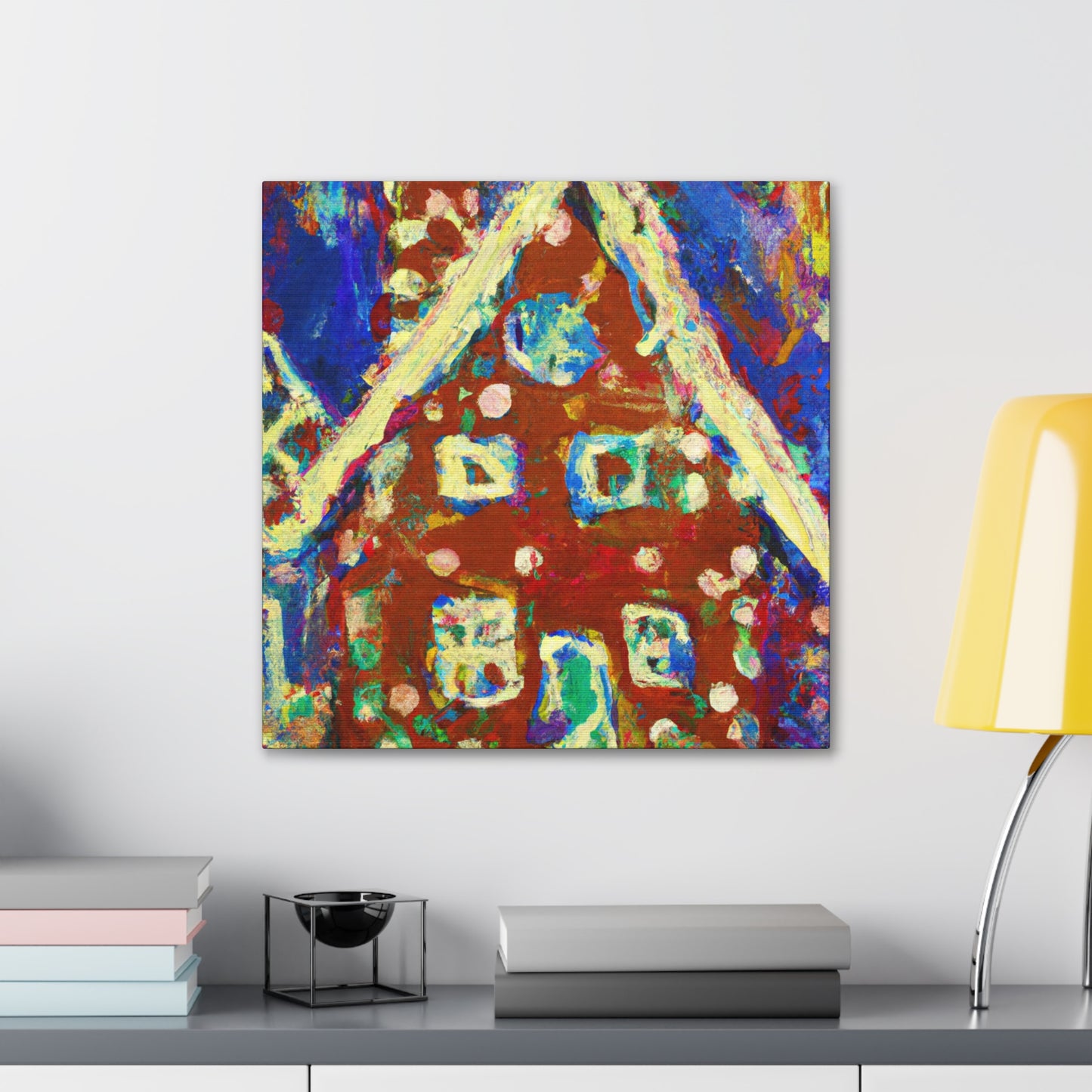 Gingerbread House Delight - Canvas