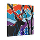 Deer Amidst Pop Art - Canvas