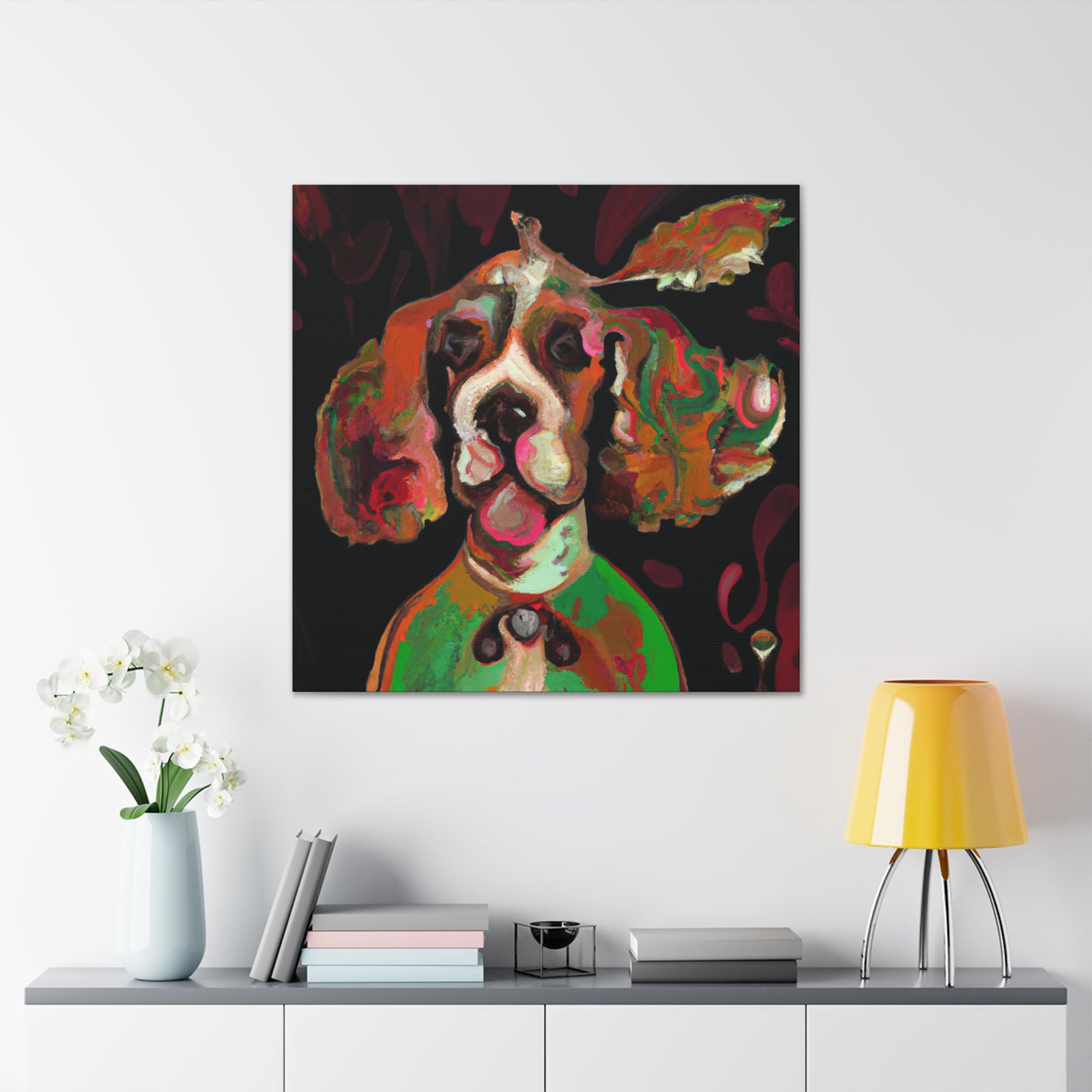 Forgotten Spaniel Dreams - Canvas