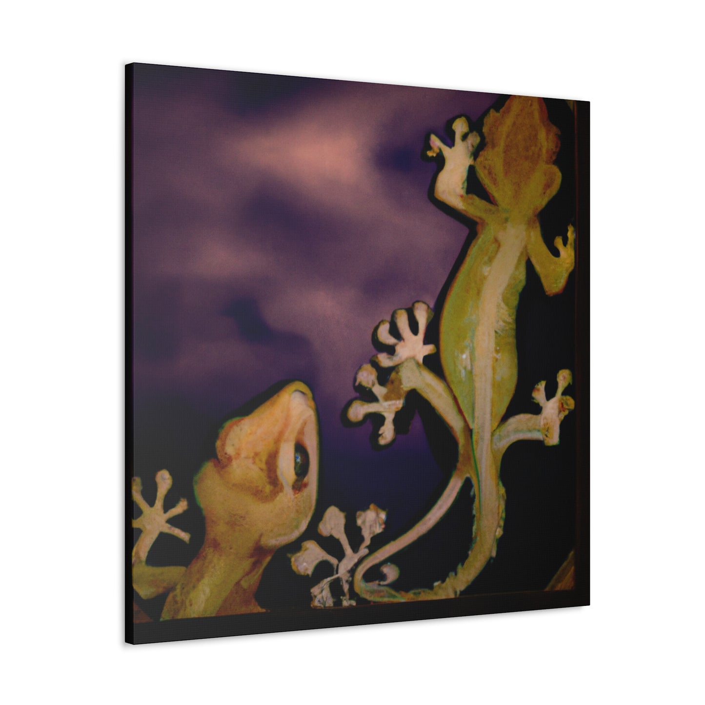 "Crested Gecko Celestial Beauty" - Canvas